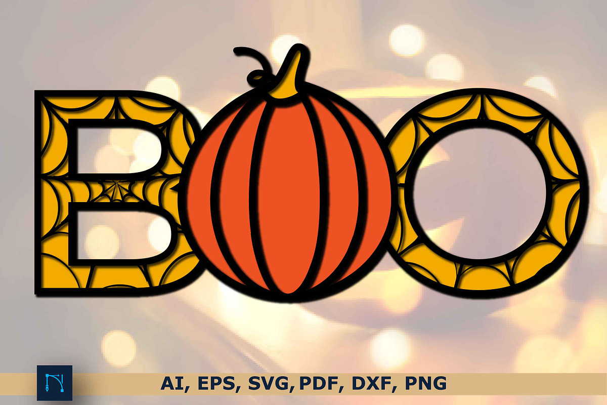 Halloween BOO Pumpkins Svg Bundle, a Graphic by NGISED