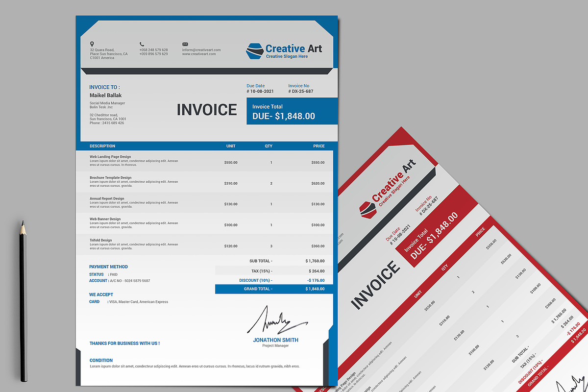 Style Invoice Template
