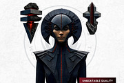 The Red Silence Cliparts, a Decorative Illustration by ThatsDesignArt (Thumbnail 14 of 17)
