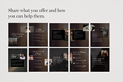 Instagram Pinned Post Carousels DARK, a Social Media Template by Tabitha Emma (Thumbnail 3 of 9)