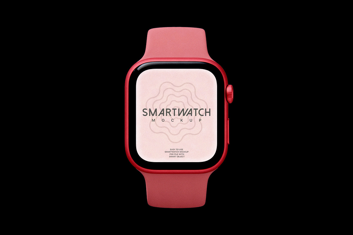 Isolated Smartwatch Mockup, a Product Mockup by Design Squad (Photo 3 of 3)