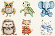 Vintage Knitted Plush Baby Animals, an Illustration by OK Design (Thumbnail 2 of 5)