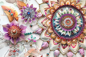 Bohemian Floral Mandalas