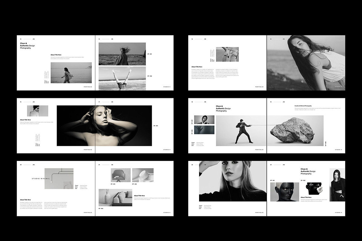 Photography Portfolio Template, a Brochure Template by TemplateFolio-Shop (Photo 19 of 20)