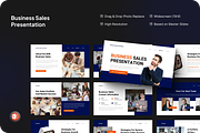 Business Sales Powerpoint, a Presentation Template by SquidPixey (Thumbnail 1 of 7)