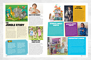 Kids Magazine Template, a Magazine Template by Red Cactus Creative (Thumbnail 10 of 18)