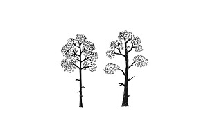 Big detailed Decorative tree graphic, an Object Illustration by Nadzin