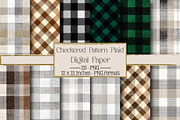Checkered Pattern Plaid Textile, a Texture Illustration by DreamPrint404 (Thumbnail 1 of 4)