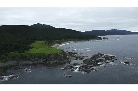 Top view of stone reefs off coast, a Nature Photo by Media Whale Stock