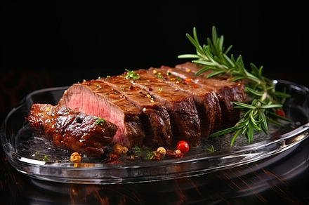 Delicious grilled pork beef steaks, a Background Photo by Pixeness