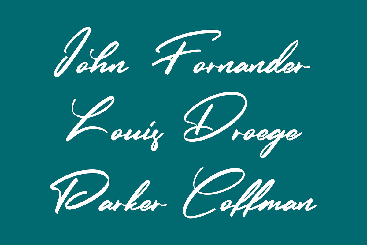 Seattle Weather - Bold Signature, a Script Font by Arendxstudio (Photo 3 of 8)