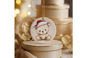 Ceramic Ornament Mockup, a Merchandise Mockup by EmpaviMockups (Thumbnail 6 of 7)