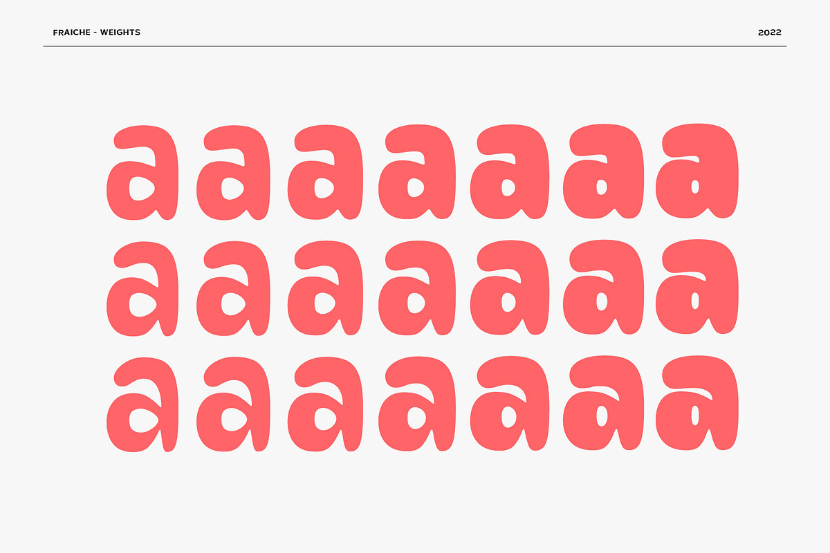 Fraiche - Variable Rounded, a Sans Serif Font by Adam Fathony (Photo 5 of 17)