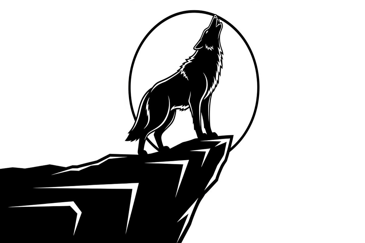 40 Wolf Moon Silhouette Vector Bundl, an Illustration by Amazin_art (Photo 5 of 41)