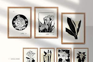 Floral Ink Poster Builder