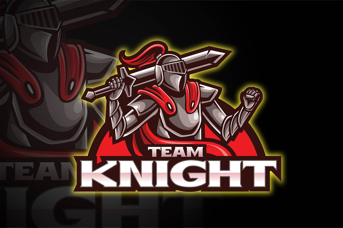 KNIGHT - Logo Vector, a Branding & Logo Template by Olexstudio