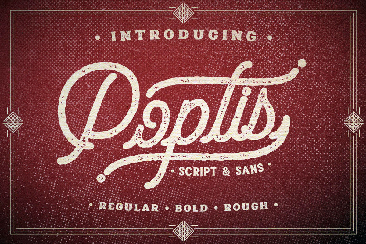 Poptis & Heaver Font