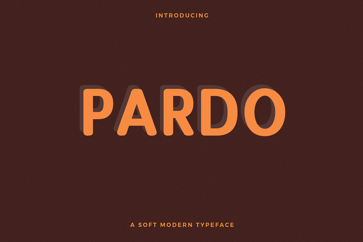 Pardo Round - Modern Sans Serif, a Sans Serif Font by Cassandra Cappello (Photo 1 of 7)