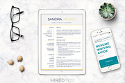 Professional Resume Template Bundle, a Resume Template by HIRED Design Studio (Thumbnail 7 of 13)