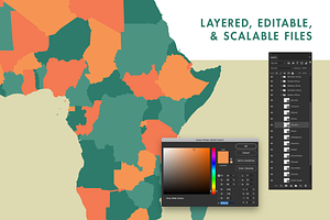 Africa Vector Map