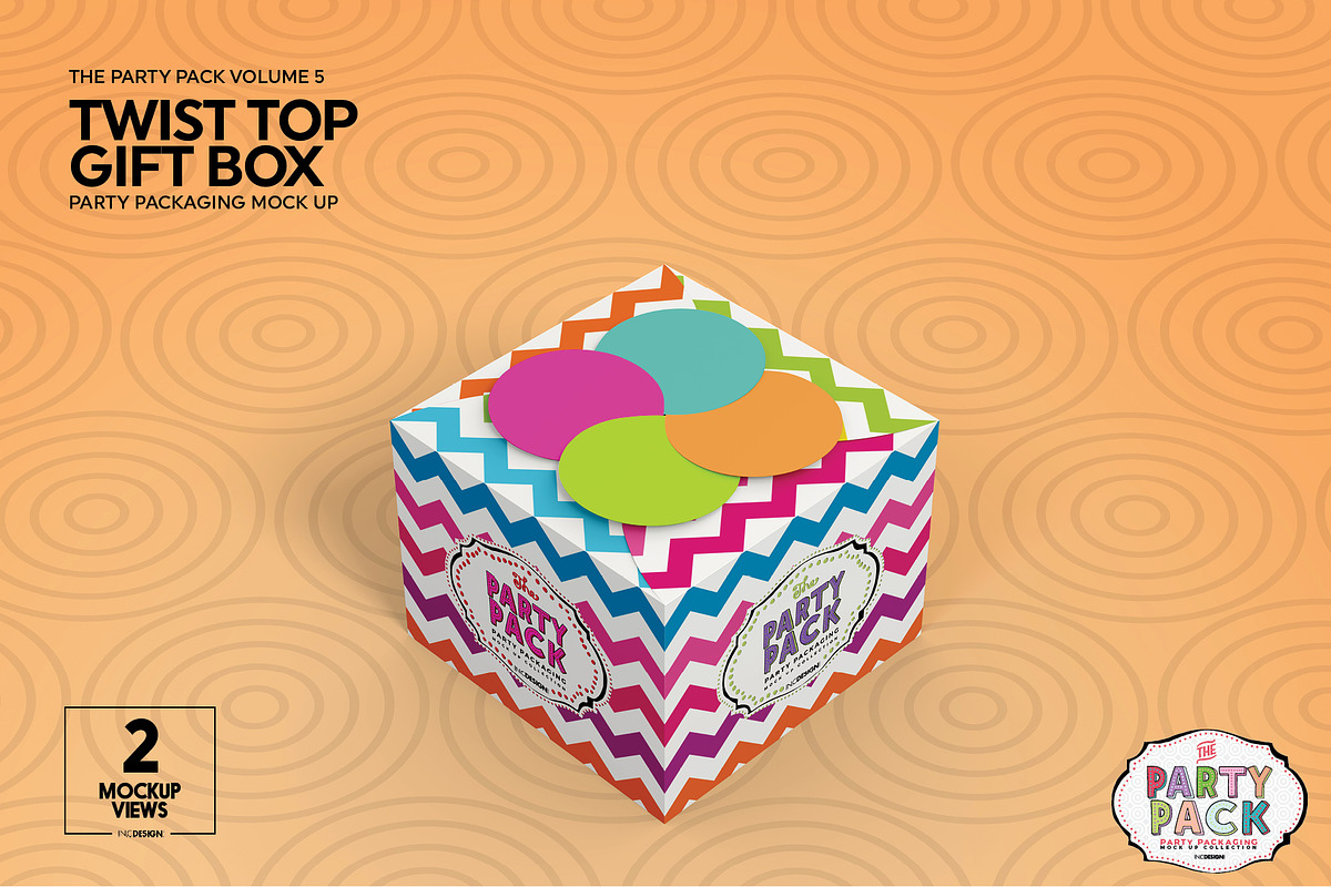 Vol.5 Party Packaging MockUps, a Cups & Container Mockup by INCDesign (Photo 2 of 19)