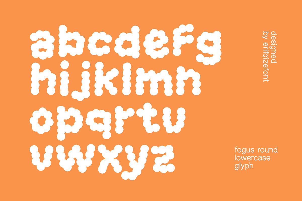 Fogus Round Playful Font, a Handwritten Font by Erifqizefont (Photo 3 of 5)