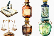 Halloween Wine Tasting Clipart, an Illustration by Canvas Craft (Thumbnail 3 of 9)