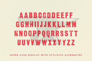 Anvil - Woodblock Display Font