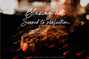 Lourdes Signature Handwritten Font, a Script Font by Mila Garret (Thumbnail 7 of 11)