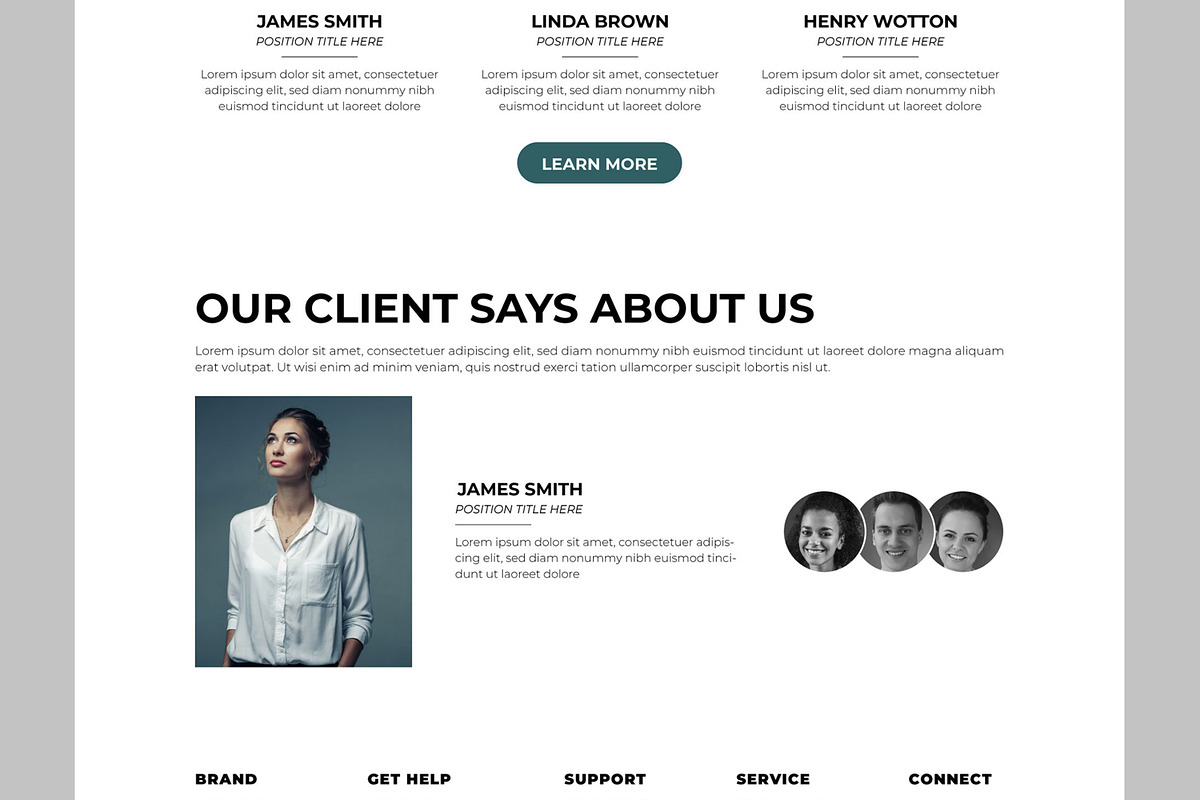 Company Landing Page, a Landing Page Template by CreativeShaper (Photo 5 of 6)