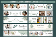 ETSY Shop Kit Canva - Floral, a Templates & Theme by illycreative (Thumbnail 2 of 10)