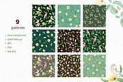 Pattern Collection Birds and Flowers, a Pattern Graphic by OlgaSerbun (Thumbnail 3 of 6)