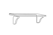 Wall Shelf Bracket Vector Bundle, an Illustration by Gaye Art (Thumbnail 51 of 51)