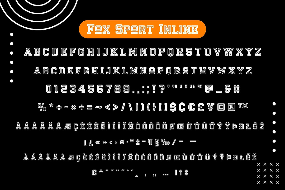 Fox Sport 6 Fonts Style, a Slab Serif Font by Fox7 By Rattana (Photo 8 of 12)