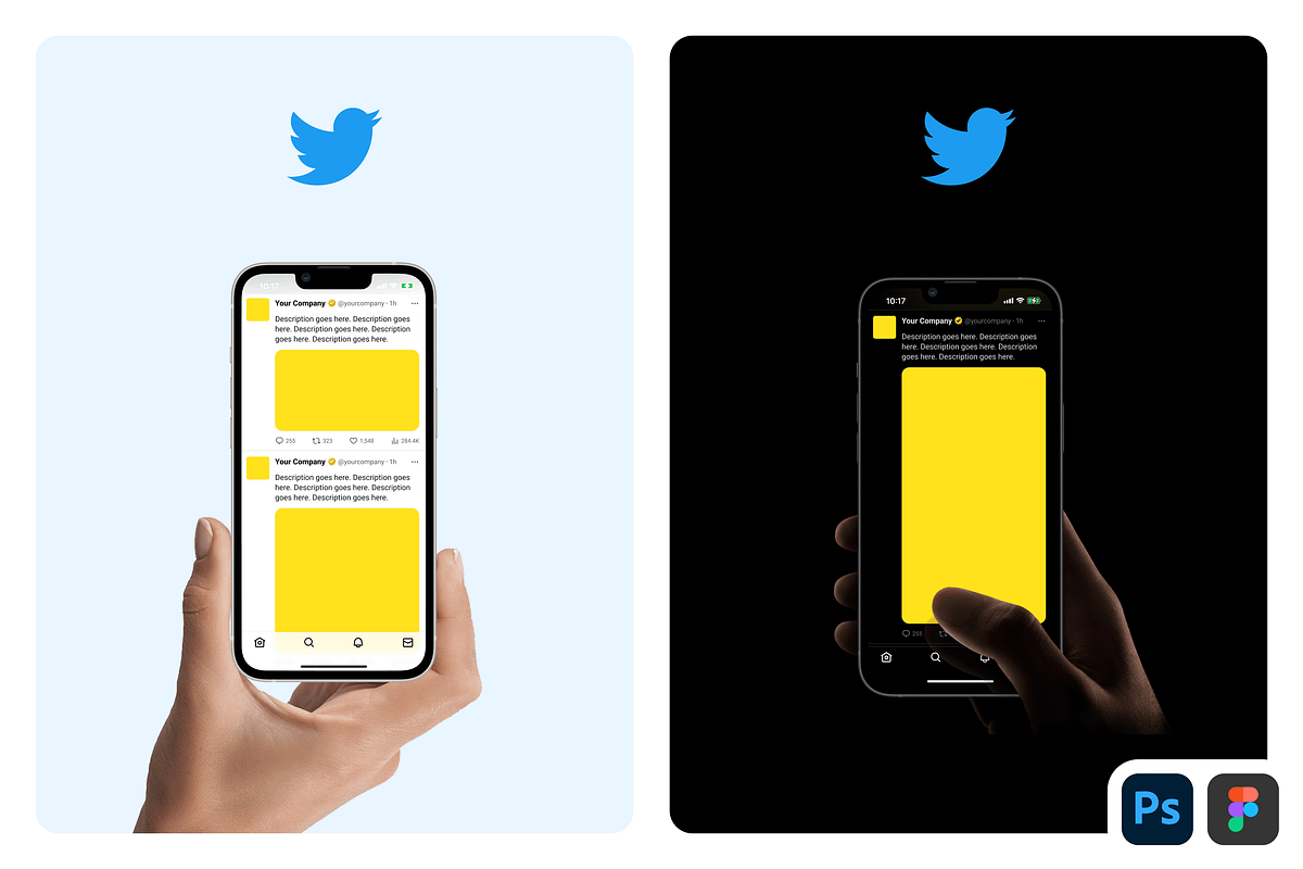 Social Media Branding Kit PSD Figma, a Social Media Template by Vitor Heinzen (Photo 32 of 33)