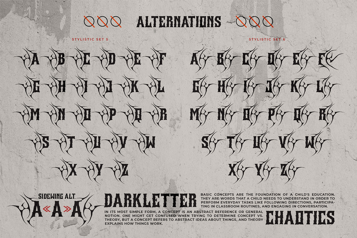 Krondos Typeface, a Blackletter Font by alit design (Photo 11 of 17)