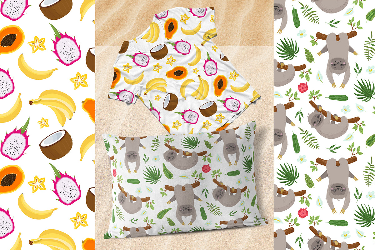 Sloths and tropical plants, an Object Graphic by Nafanya (Photo 6 of 10)