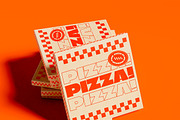 Stacked Pizza Box Mockup, a Packaging Mockup by Mego-studio (Thumbnail 3 of 4)