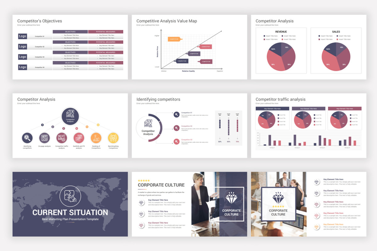 Comprehensive PowerPoint Bundle, a Presentation Template by SlideOne (Photo 13 of 81)