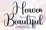 Heaven Beautiful, a Handwritten Font by FreshTypeINK (Thumbnail 1 of 8)