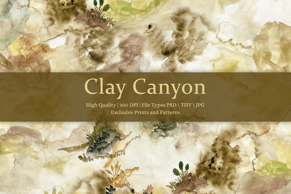 Clay Canyon Prints & Patterns, a Pattern Graphic by GND ART STUDIO (Photo 1 of 8)