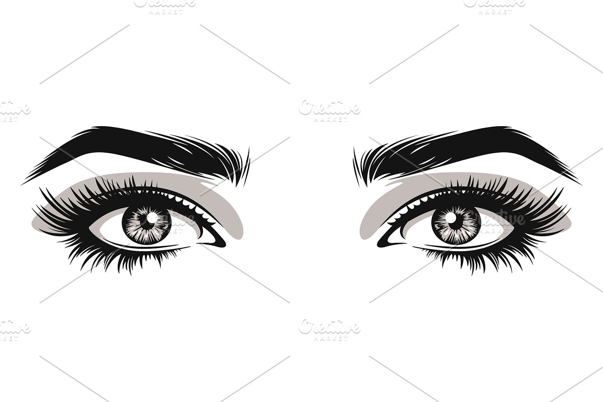 Vector Women's Eye., an Object Graphic by Gomolach (Photo 15 of 18)