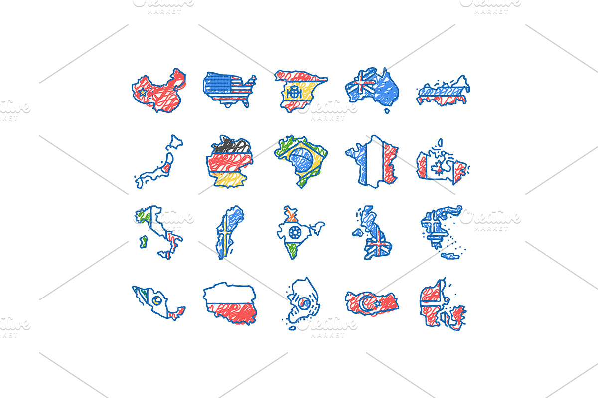 country world map global travel, an Object Illustration by pikepicture