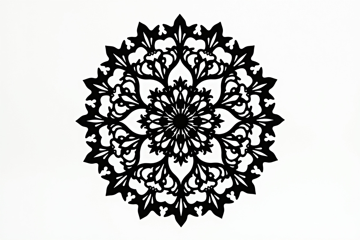 Vintage Floral Laser Cut Ornamental, an Object Illustration by BIPLOB EXPERT (Photo 11 of 14)