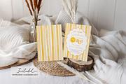 Boho Sunshine 1st Birthday Invite, a Templates & Theme by VeliusCreativeStudio (Thumbnail 2 of 3)