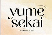 Yumesekai Typeface, a Sans Serif Font by INKSUN™ (Thumbnail 1 of 11)