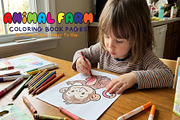 Animal Farm coloring pages, an Education Illustration by Art Zooted (Thumbnail 2 of 7)