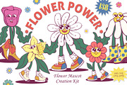 Flower Character Creator, an Illustration by Anastasiya Klempach (Thumbnail 1 of 13)