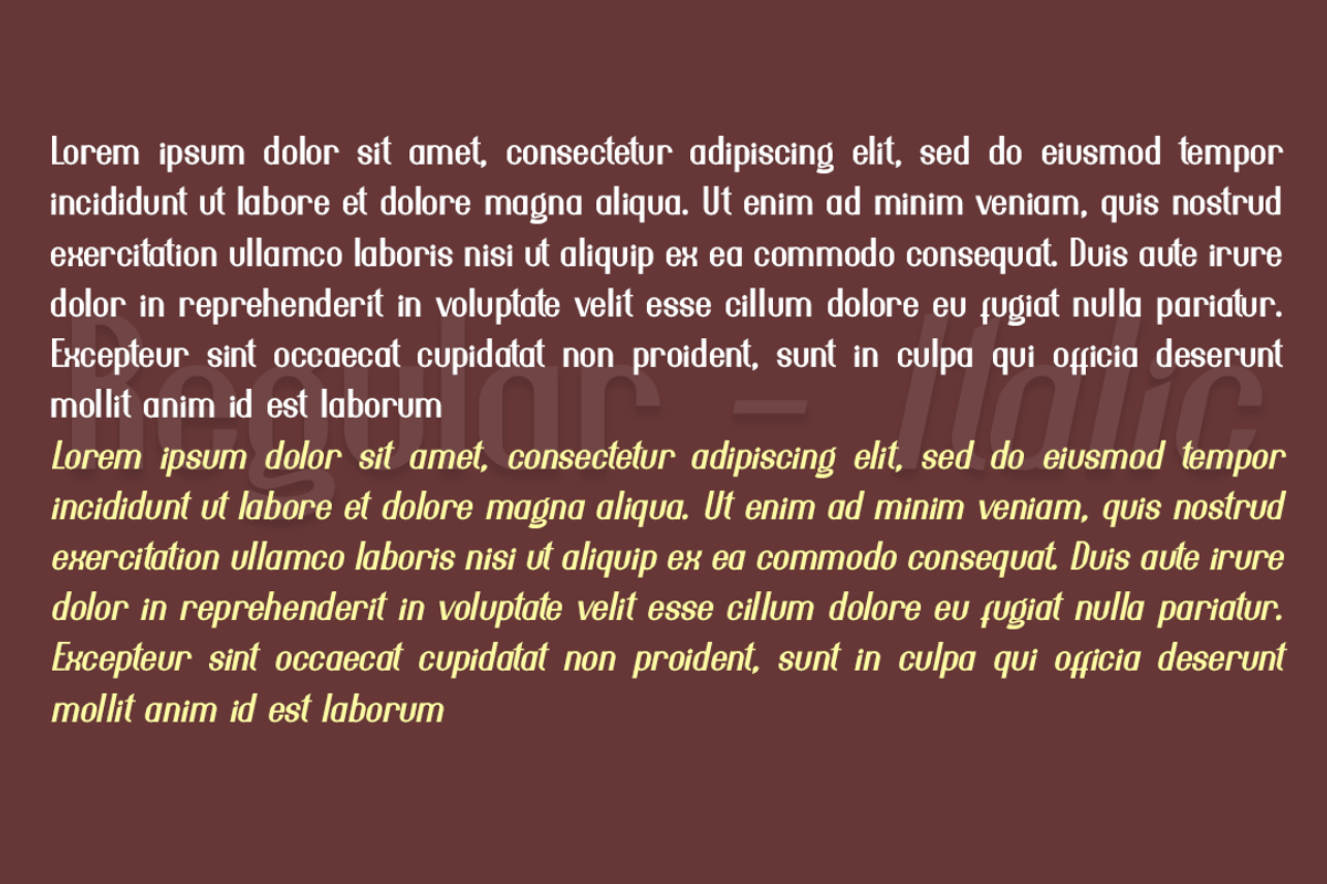 Oldbrothers Condense Sans, a Sans Serif Font by Haksen (Photo 5 of 12)