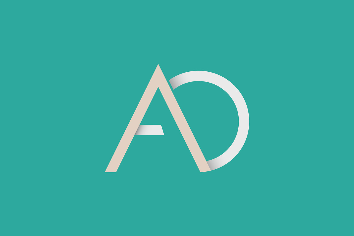 Modern AD Monogram Logo, a Branding & Logo Template by Salman Shop (Photo 1 of 4)